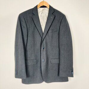 Arnold Brant Men's Wool Bamboo Blazer Jacket Size 40L Quiet Luxury Old Money